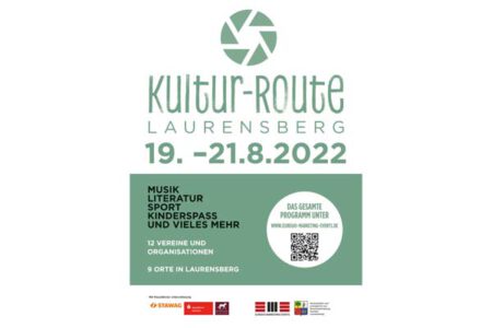 Plakat der Kulturroute Laurensberg 2022